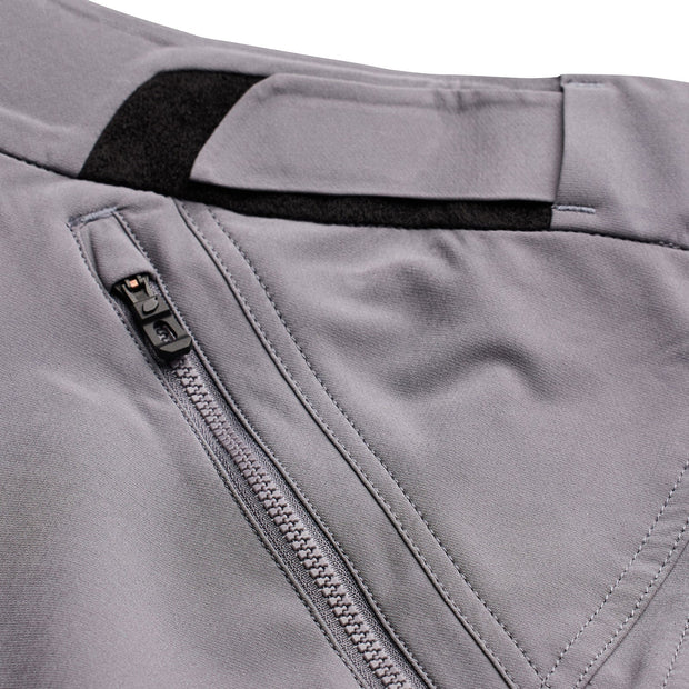 Troy Lee Designs Skyline Air Short W/ Liner, mono charcoal, waistband view.