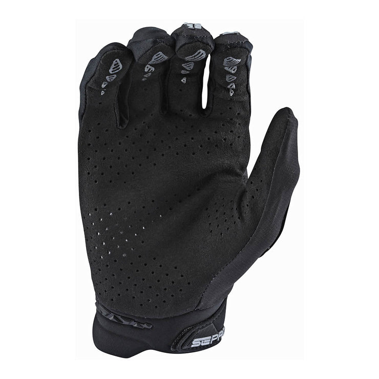 Troy Lee Designs SE Pro Glove, black, palm view.