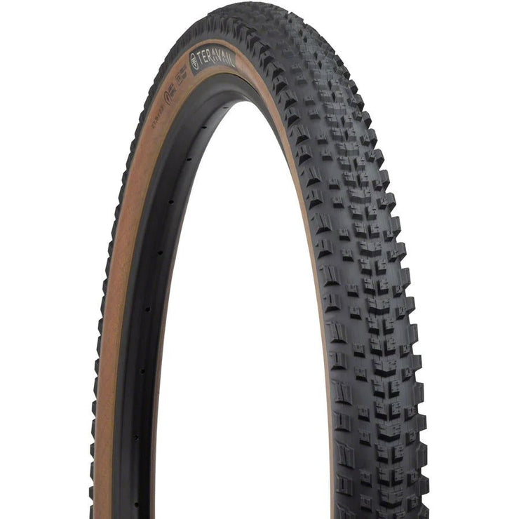 Teravail Ehline, Tubeless, Tan, Light & Supple 29 x 2.3 Mountain Bike Tire, full view.