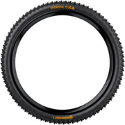 Continental Hydrotal Tire - 29 x 2.40 Tubeless, Folding, SuperSoft Downhill Casing, E25, side view.