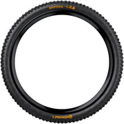 Continental Kryptotal Rear Tire - 27.5 x 2.40 Tubeless, Folding, Soft Downhill Casing, E25, side view.
