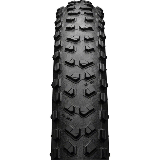 Continental Mountain King Tire - 27.5 x 2.60, Tubeless, Folding, PureGrip Shield Wall System, E25, tread view.