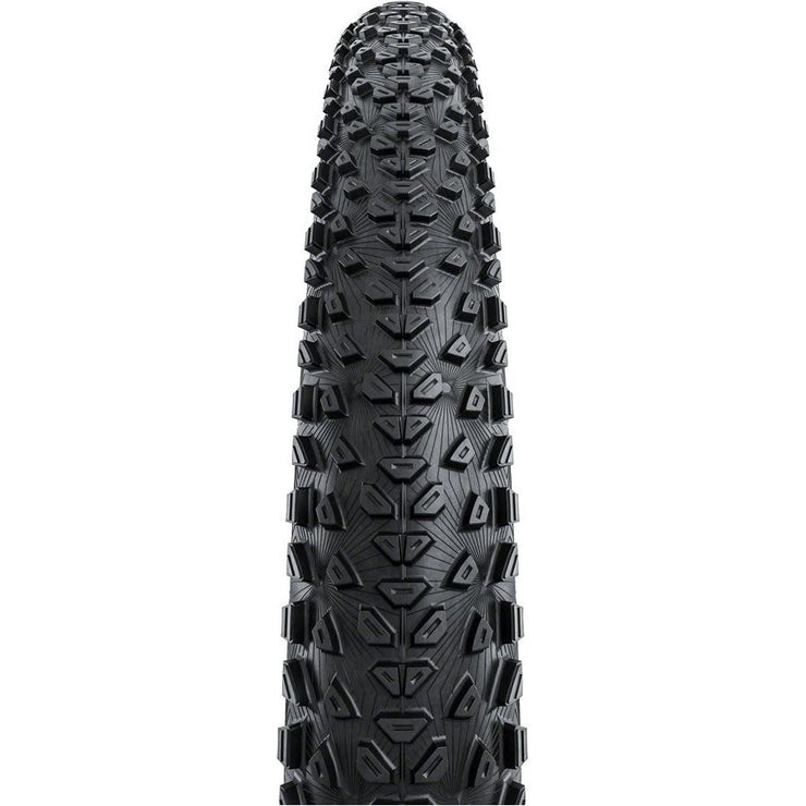 Continental Dubnital Tire - 29 x 2.40 Tubeless, Folding, Black/Transparent, Rapid Race Casing, E25, tread view.