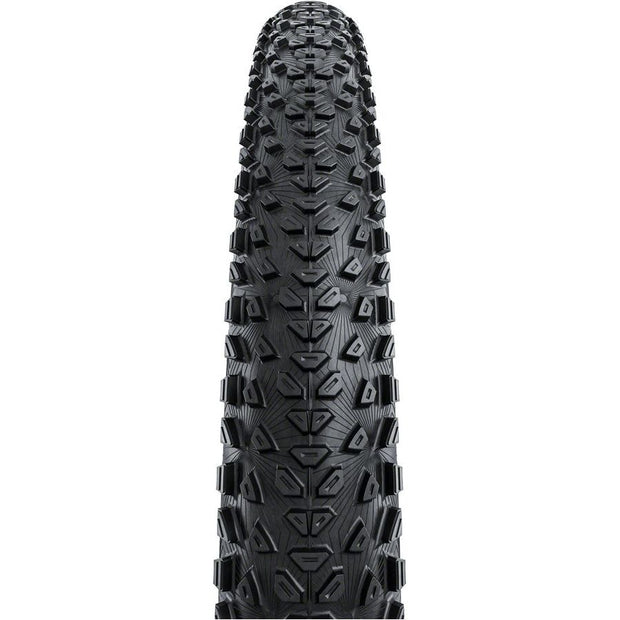 Continental Dubnital Tire - 29 x 2.20 Tubeless Folding BLK Rapid Race Casing E25, tread view.