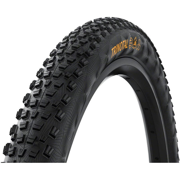 Continental Trinotal Tire - 29 x 2.40 Tubeless, Folding, Rapid Race Casing, E25, full view.