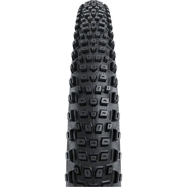 Continental Magnotal Tire - 27.5 x 2.40 Tubeless, Folding, Grip Trail Casing, E25, tread view.