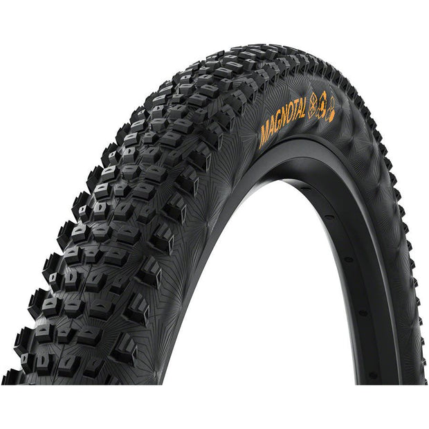 Continental Magnotal Tire - 27.5 x 2.40 Tubeless, Folding, Soft Trail Casing, E25, full view.