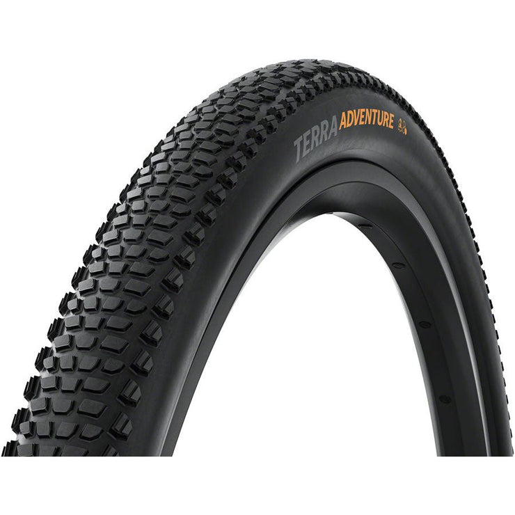 Continental Terra Adventure Tire - 700 x 45 Tubeless, Folding, Grip Trail Casing, E25, full view.