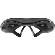 WTB Gravelier Medium Cromoly Mountain Bike Saddle, back view. 