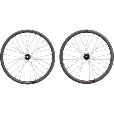 Reserve 34/37 700c Wheelset - 12 x 100/ 12 x 142, CL, XDR Carbon, DT240, full view.