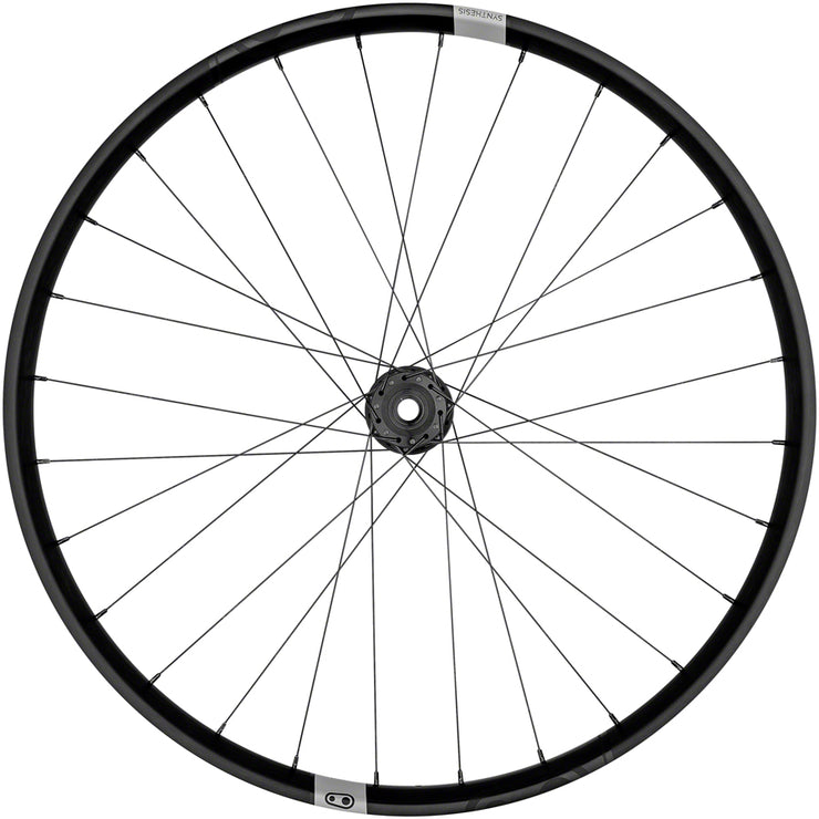 Crankbrothers Synthesis E I9 Alloy Front Wheel - 27.5" 15 x 110mm 6-Bolt Black, Full View