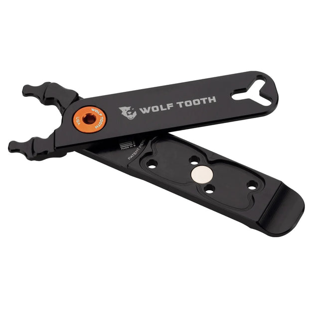 Wolf Tooth Master Link Combo Pilers no link, orange, full view