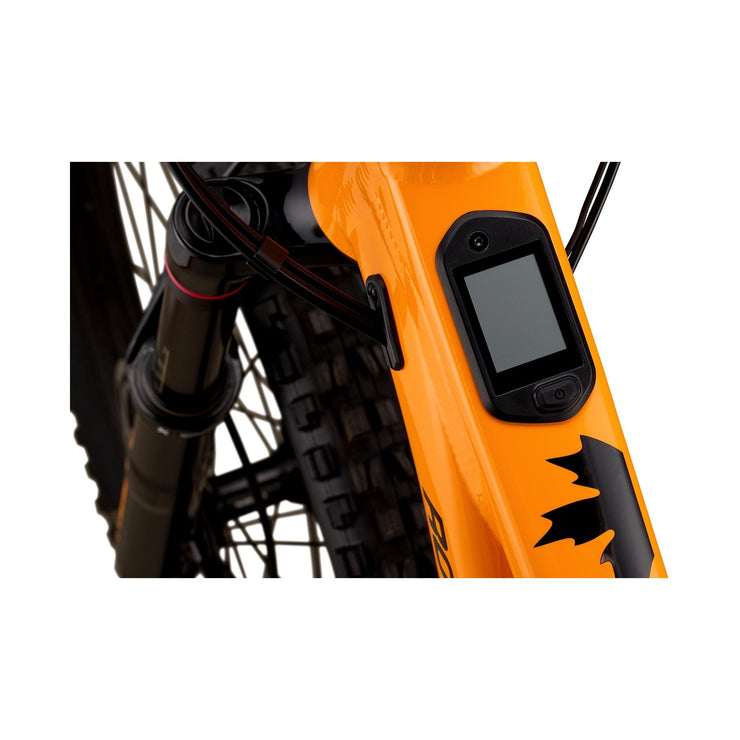 2025 Rocky Mountain Reaper Powerplay 26”, orange / black, display view.
