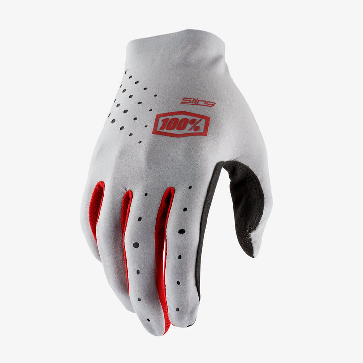 100% Sling Gloves, grey, full view.