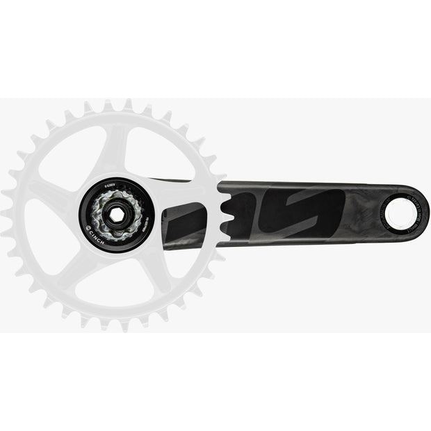 RaceFace Next-SL G5 Crankset, inside crank arm view.