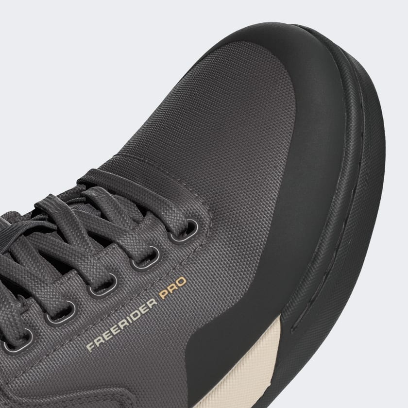 Five Ten Men's Freerider Pro Canvas Flat Shoes - Charcoal/Carbon/Oat Five Ten Men's Freerider Pro Canvas Flat Shoes - Charcoal/Carbon/Oat