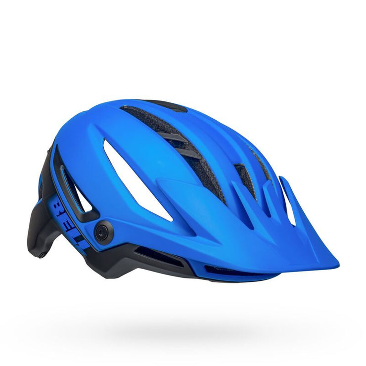 Bell Sixer MIPS Mountain Bike Helmet, matte blue/ black, full view.