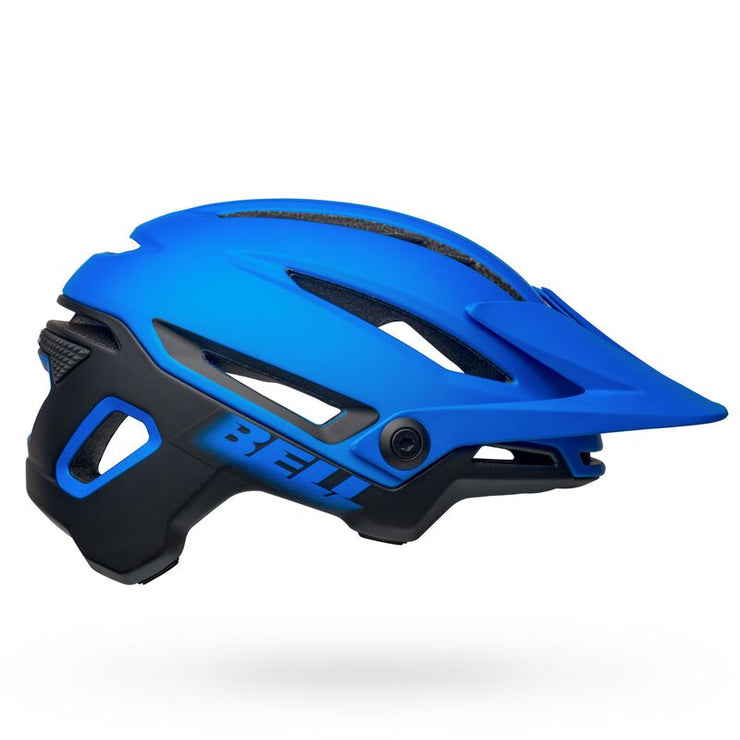 Bell Sixer MIPS Mountain Bike Helmet, matte blue/ black, right side view.