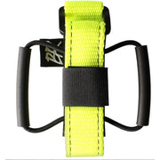 Backcountry Research Race Frame Strap, blaze yellow, folded view.