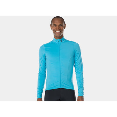 Bontrager Velocis Thermal Long Sleeve Mountain Bike Jersey, full view on model