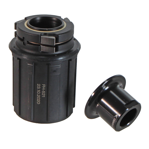 Crankbrothers HG 8-11 Speed Free Hub Body, 12x148mm, EC Synthesis, Steel, full view.