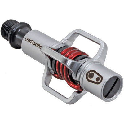 Crankbrothers Egg Beater 1 Dual Sided Clipless Wire Pedals - Red, full view.