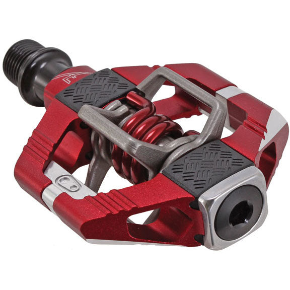 Crankbrothers Candy 7 Clipless Pedals - Red, full view.