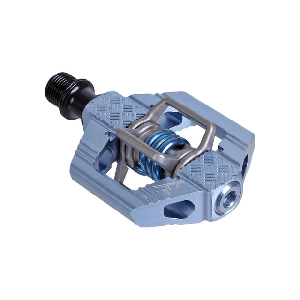 Crankbrothers Candy 3 Clipless Pedals - Slate Blue, full view.