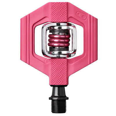 Crankbrothers Candy 1 Pedals - Pink, full view.