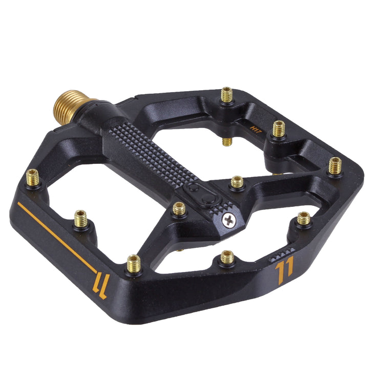 Crankbrothers Stamp 11 Platform Pedals - Black, Small, full view.
