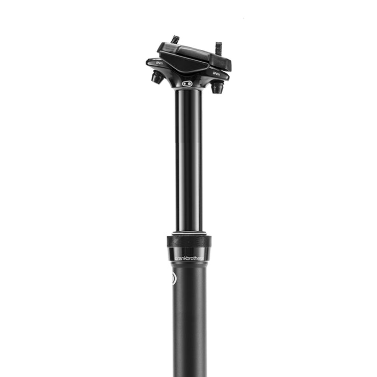 Crankbrothers Highline XC / Gravel Dropper Seatpost - 27.2, 60mm, Black, full view.