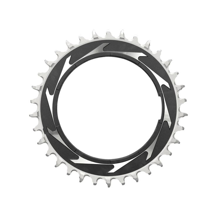 SRAM XX SL Eagle T-Type Thread Mount Chainring, full view.