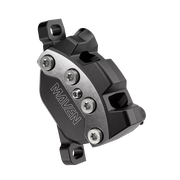 SRAM Maven Ultimate Stealth Disc Brake and Lever - Rear, Post Mount, 4-Piston, Carbon Lever, Titanium Hardware, Black/Silver, A1