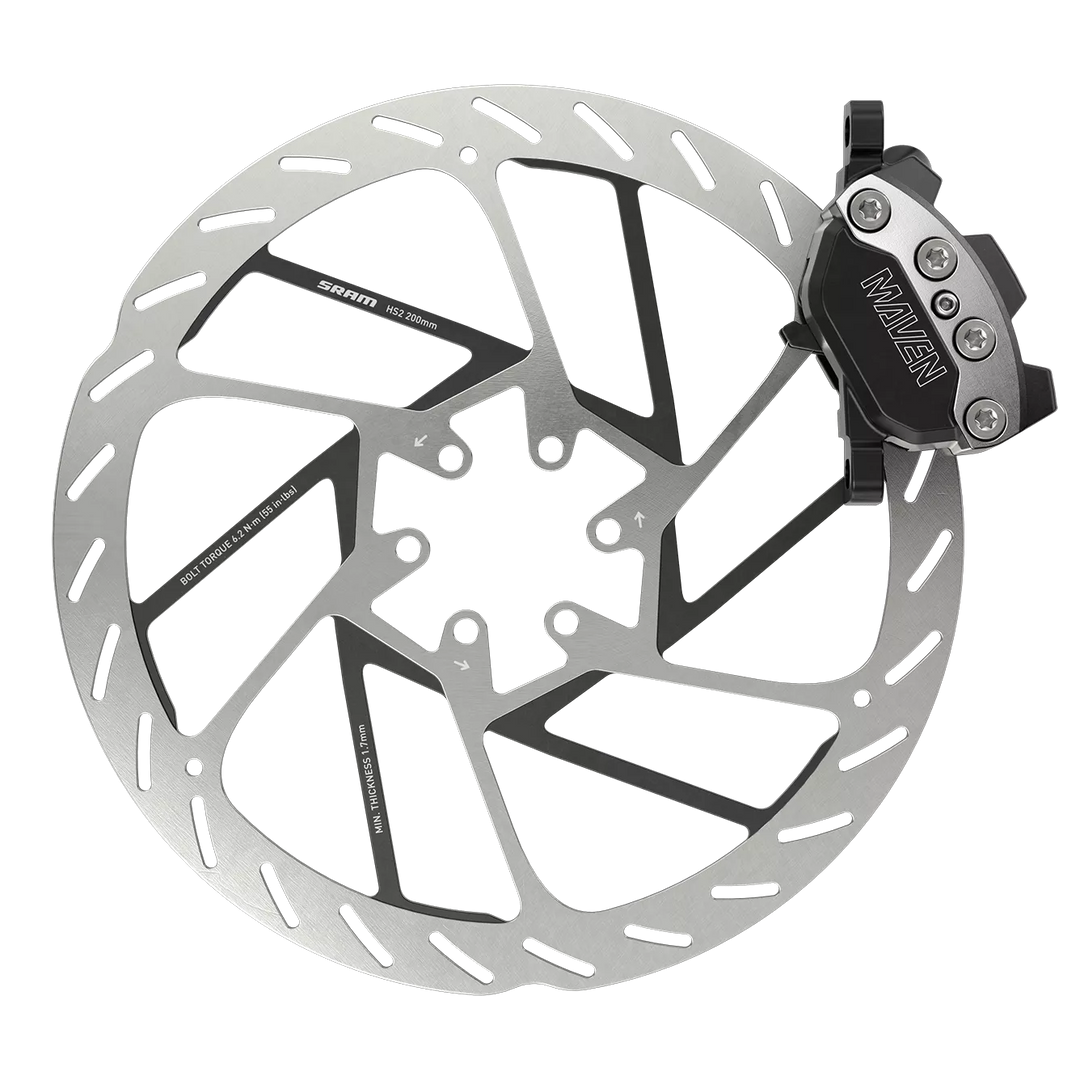 SRAM Maven Ultimate Stealth Disc Brake and Lever - Front, Post