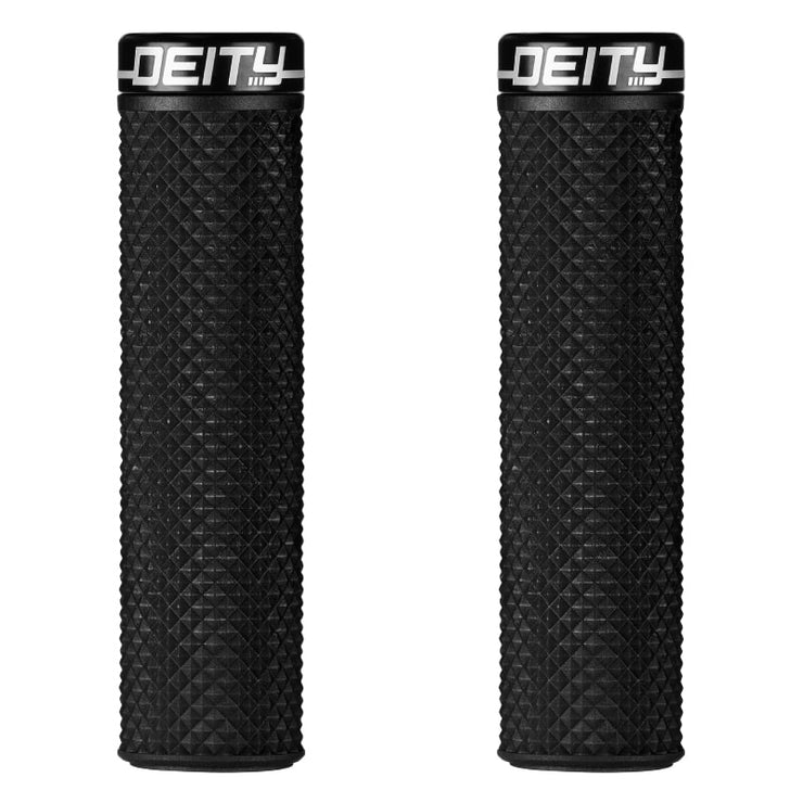 Deity Supracush Grips - Black, full view.