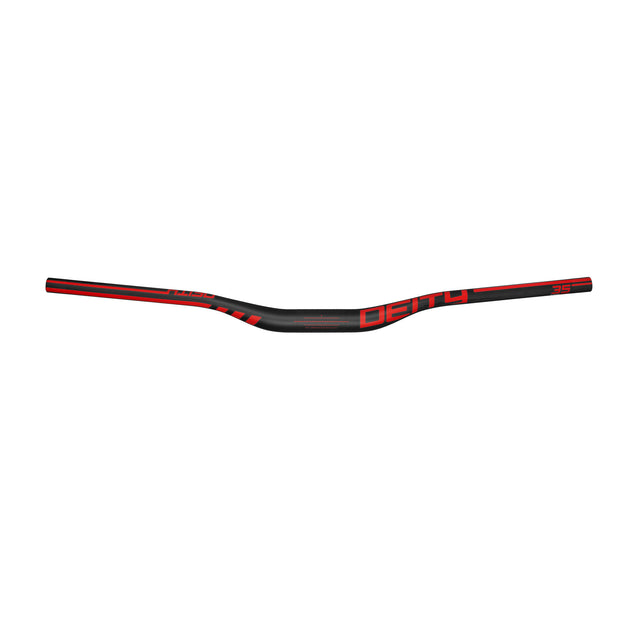 Deity Speedway Carbon Riser Bar (35) 30mm/810mm Red, front view