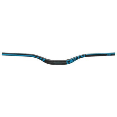 Deity Speedway Carbon Riser Bar (35) 50mm/810mm Blue, front view