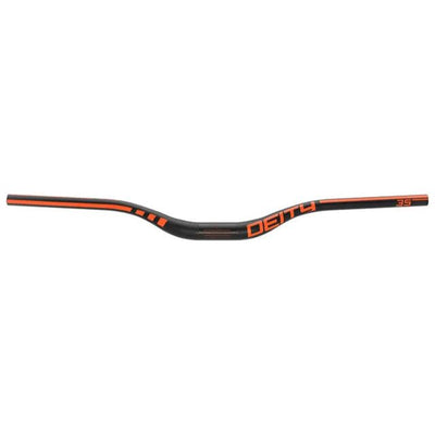 Deity Speedway Carbon Riser Bar (35) 50mm/810mm Orange, Front View
