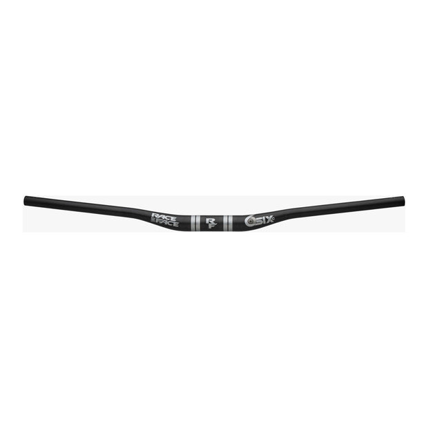 RaceFace SIXC Carbon Riser Bar 35 x 820mm, 35mm Rise, black, front view.