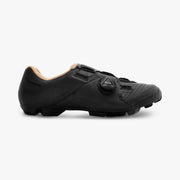 Shimano Women's XC3 Clipless Shoe, black, outside view.
