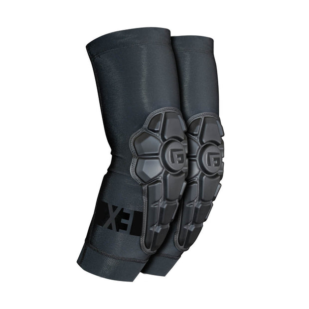 G-Form Pro-X3 Elbow Guards, triple matte black, side view