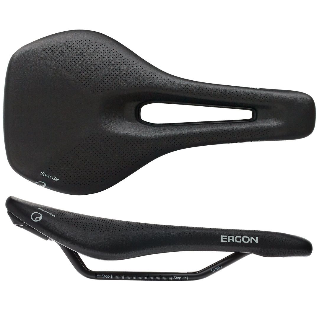 Ergon SR Sport Gel Saddle Chromoly Black Women's Small/Medium