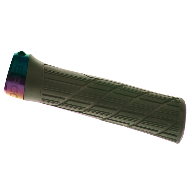 Ergon GE1 Evo Factory Slim Grips - Frozen Moss/Oil Slick Lock-On, Full View