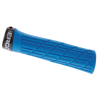 Ergon GE1 Evo Slim Grips - Midsummer Blue Lock-On, Full View