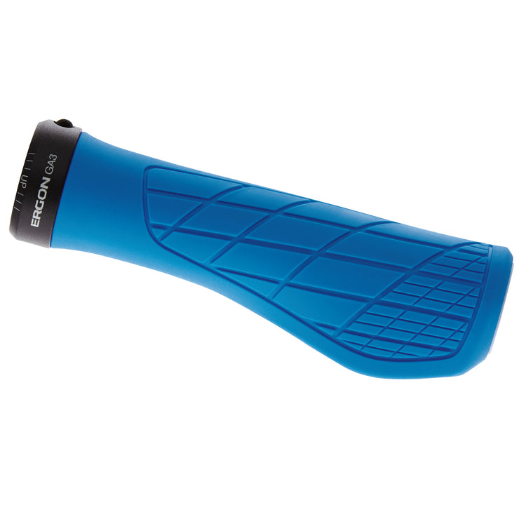 Ergon GA3 Grips - Midsummer Blue Lock-On Small, Full View