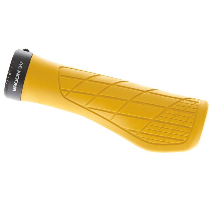 Ergon GA3 Grips - Yellow Mellow Lock-On Small, Full View