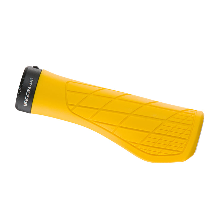 Ergon GA3 Grips - Yellow Mellow Lock-On Large, Full View