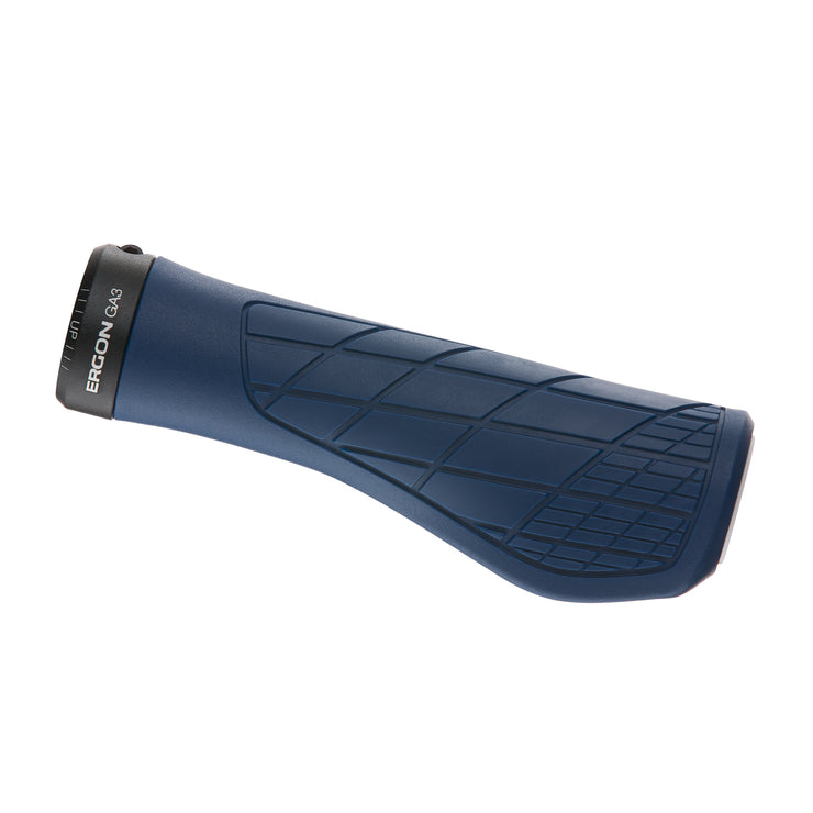 Ergon GA3 Grips - Nightride Blue Lock-On Large, Full View