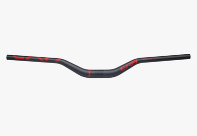 Race Face Era Handlebar, 35.0 diameter, 780mm width,55MM Rise, red, full view