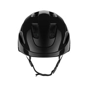 Lazer Nutz Kineticore Kids’ Helmet, black, front view.
